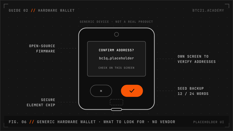 A generic hardware wallet.